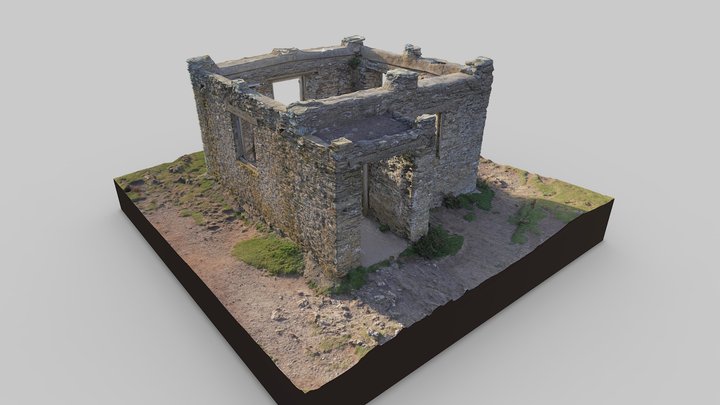 Burgh Island Huer's Hut – Kostenloses 3D-Modell STL