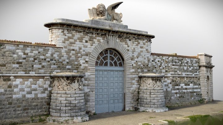 Porta San Marco, Livorno, 1840. 3D Model