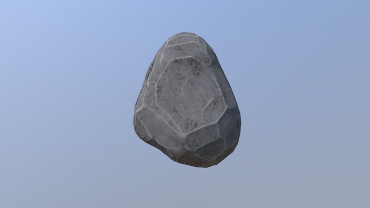 Stylized Coastal Rock 1 3D Model