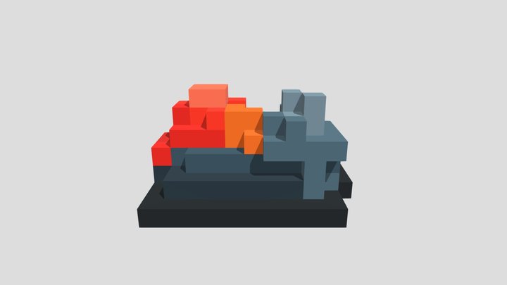 Arctic Lichen - Voxel 32x32 – Modello 3D gratuito STL