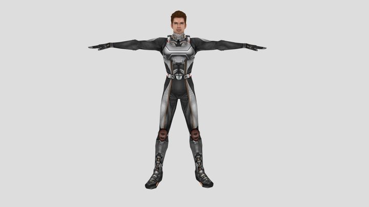 Dino Crisis 3 - Patrick Tyler – Free 3D Model STL