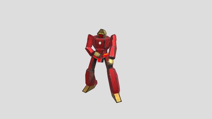 Flash Bot 3D Model