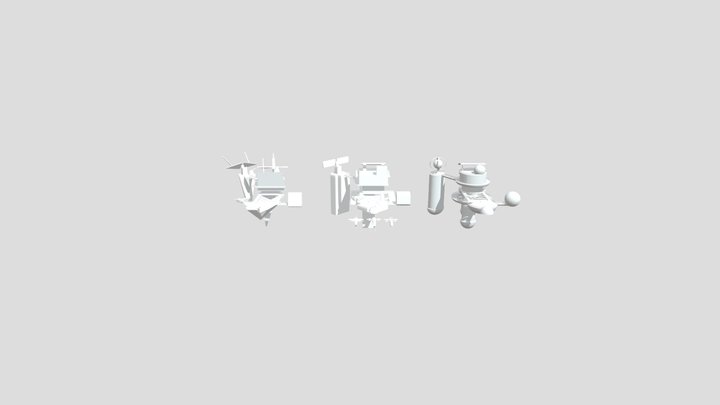 XYZ_DraftPunk4_HW3_Silueti 3D Model