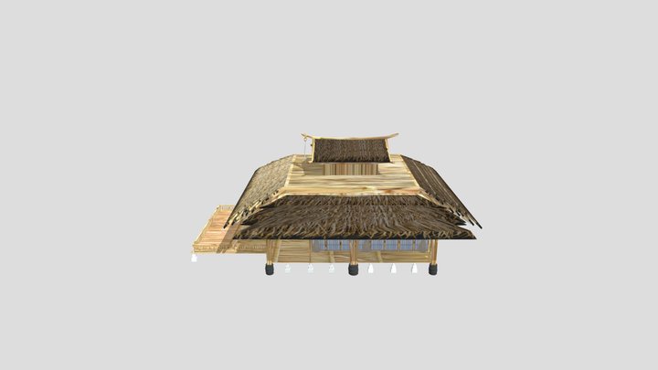 3D traditional Malay housing model 3D Model