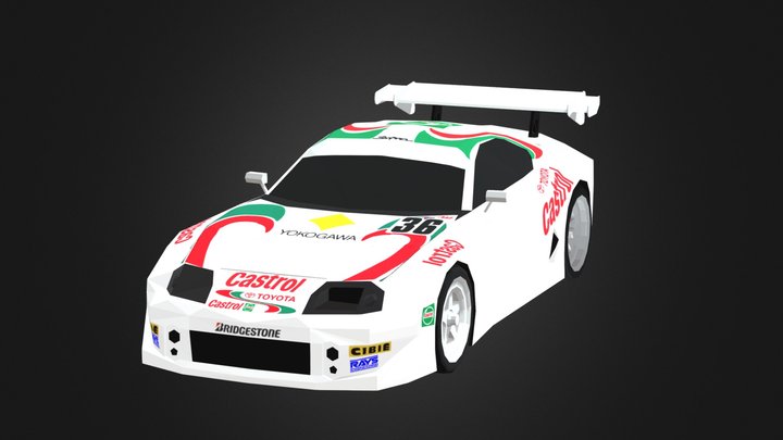 1997 Castrol Supra (I gave up) 3D Model