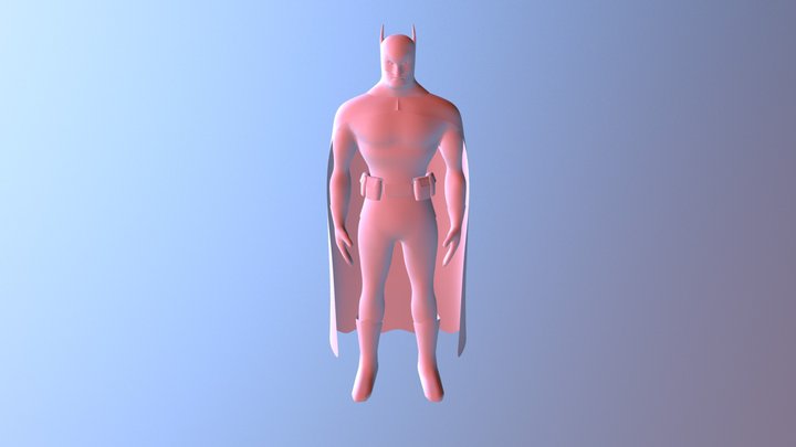 Batman Retopologia 3D Model