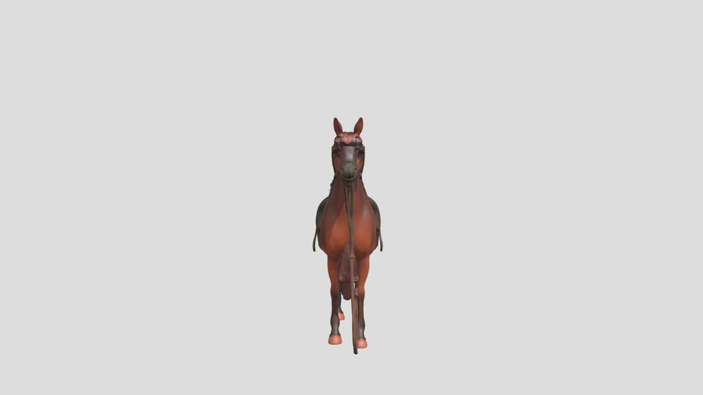 poppop_ai - Horse Bing Cherry_rig - rigged