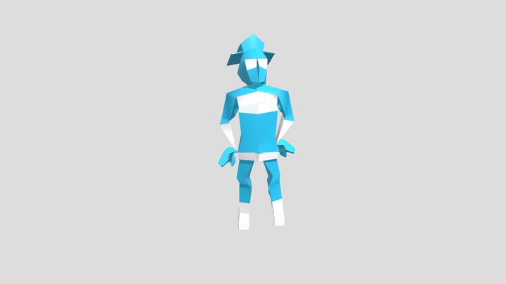 Blue Ranger 3D Model
