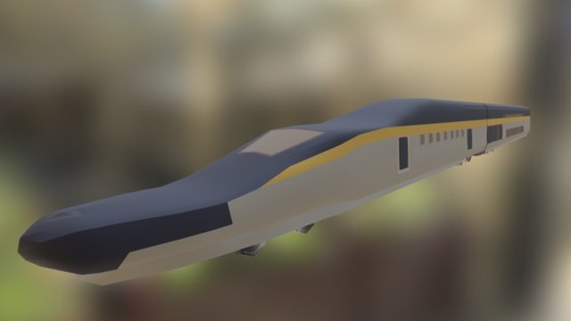 Bullet Train 2 3D Model