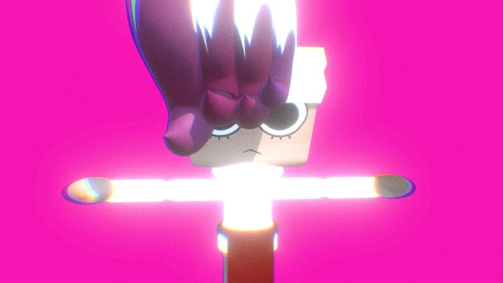 Brusha (Dandy World Model 3D) 3D Model