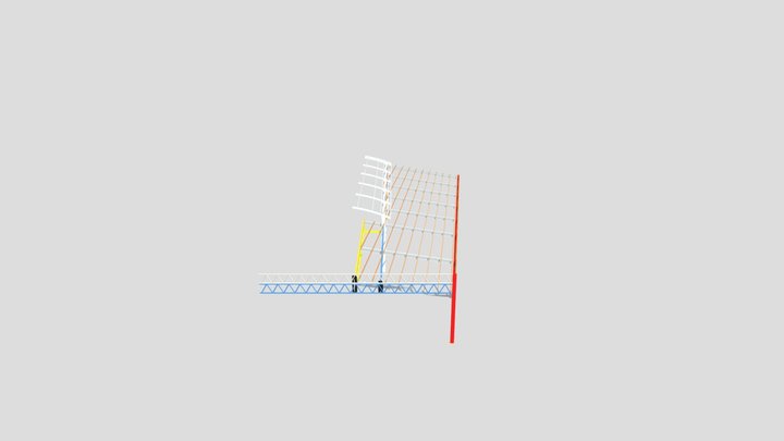 AMPLIACION GALPÓN ROLDAN 3D Model