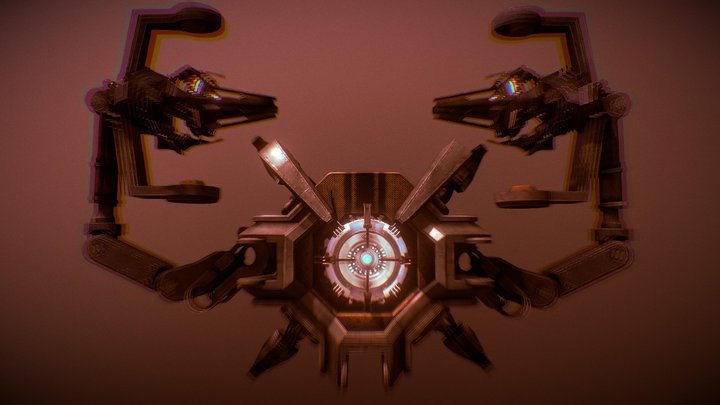 Watchman of Doom Backpack (Spidarrund) 3D Model