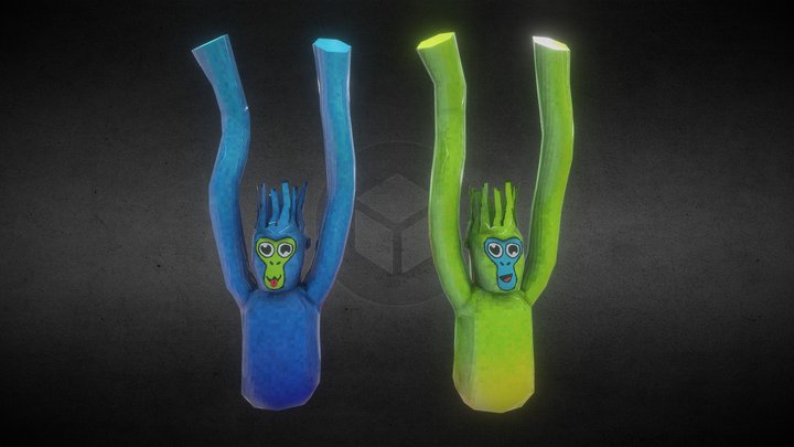 Gtag Inflatable monkes 3D Model