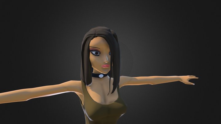 Katherine (Cartoonish Version) 3D Model