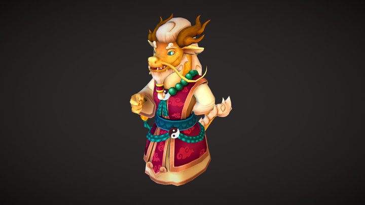 Eastern Dragon 3D Model