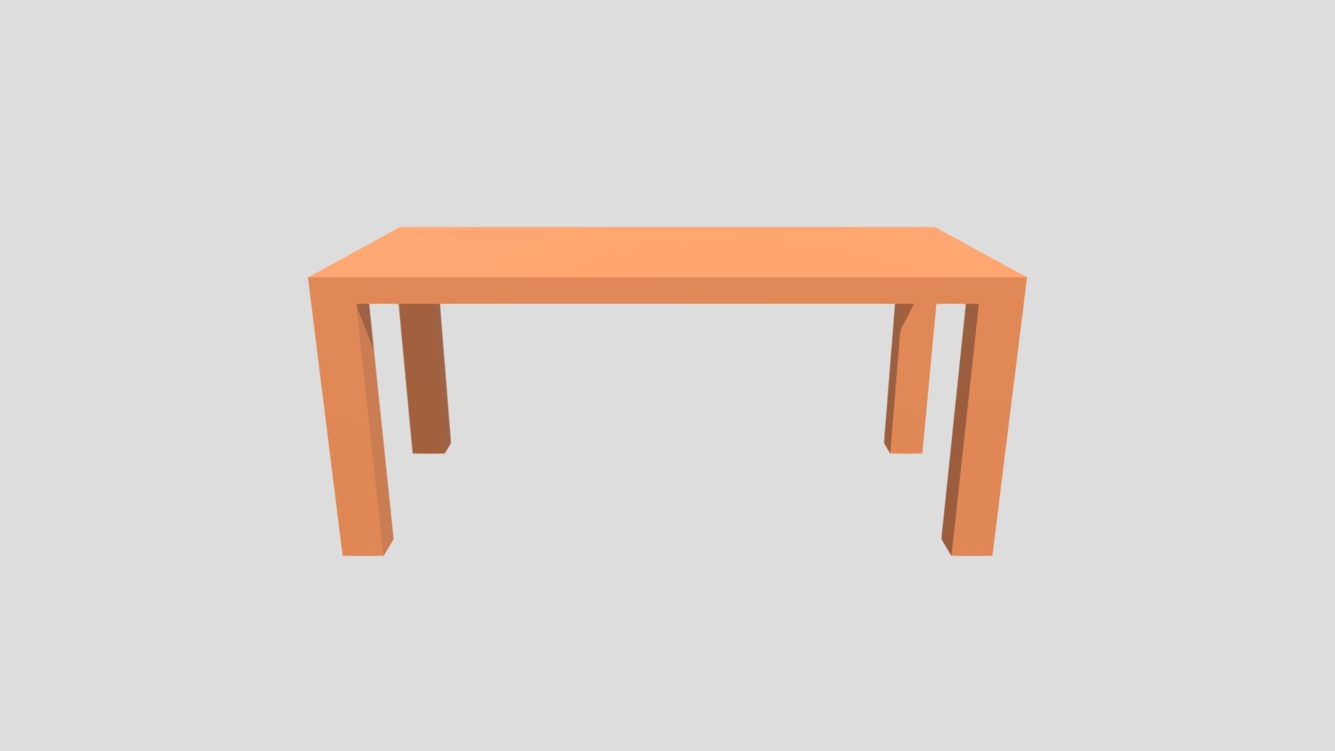 Table lowpoly