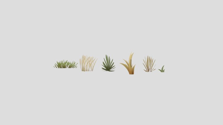 Desert plants 3D Model
