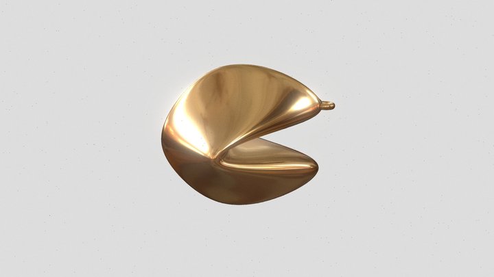 Fortune Cookie Jewel 3D Model