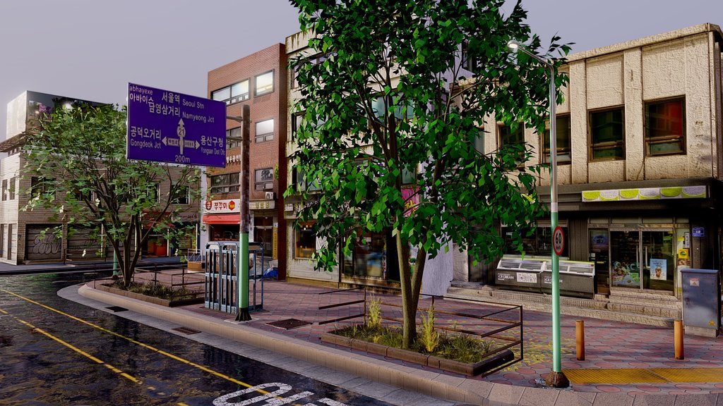 Asian City Scene