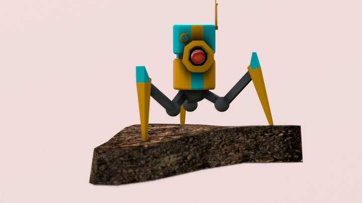 Robot Explorer E-01 3D Model