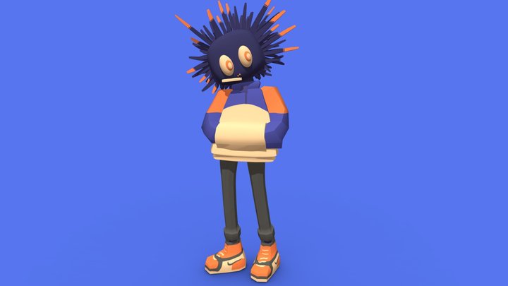 Sea urchin boy 3D Model