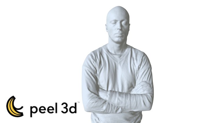 Full body scan with peel 3d 3D Model