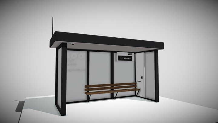 bus stop 3D Model