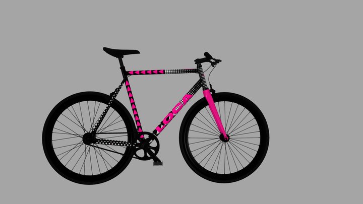 Fast as F*ck Fixie L 3D Model