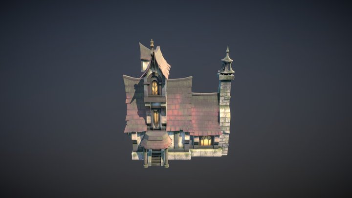 Old Villa 3D Model