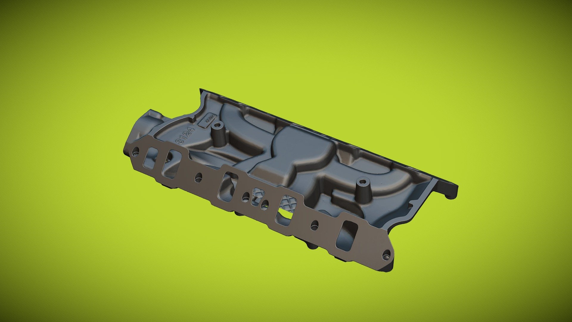 Automotive V8 Intake Manifold Casting 3D model by GoEngineer (GoEng) [5ed2c1f] Sketchfab
