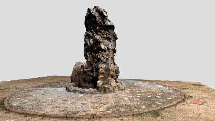 Fuente en roca 3D Model