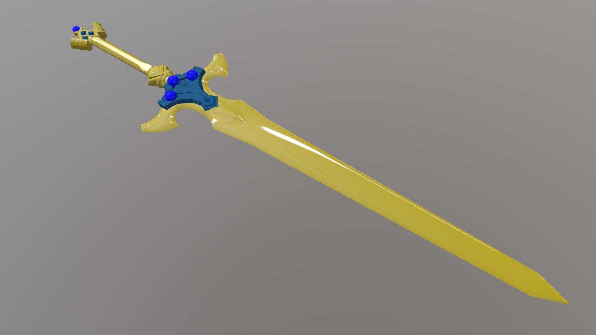 Holy sword Excalibur-ALO-SAO 1 to1 3D print model | 3D Print Model