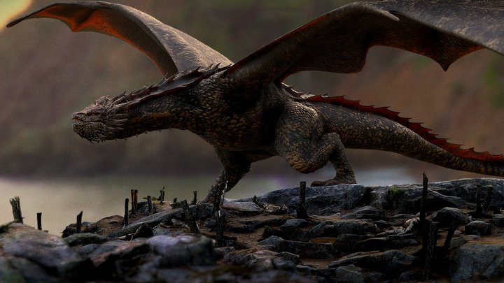 Dragon 3D Model