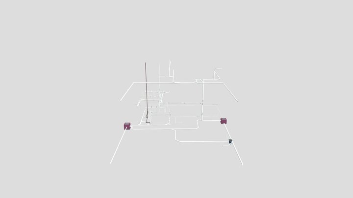 VISTA 3D HIDROSSANITARIO 3D Model