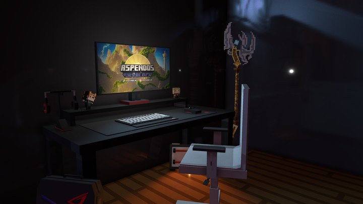 Minecraft - Adeks Gamer Room screenshot