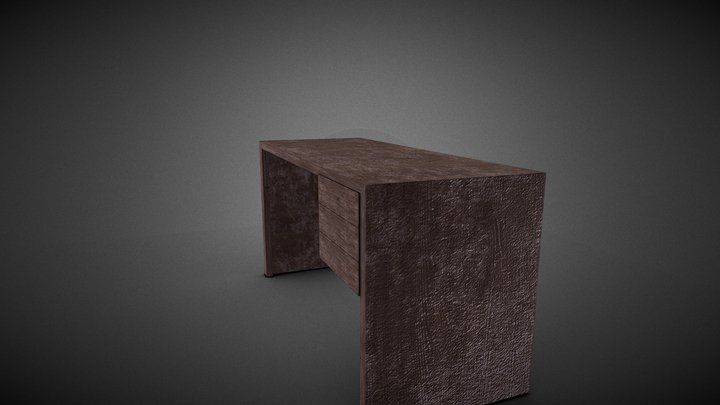 Some Dirty-like Office table 3D Model