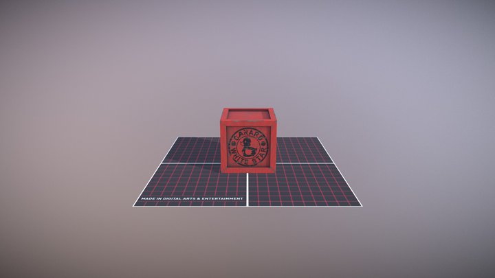 Final Crate 3D Model