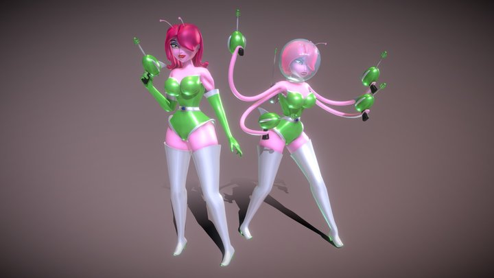 Venus the Alien 3D Model