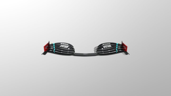 Front Wing Mercedes W11 3D Model