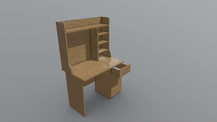 Desk 3D Model