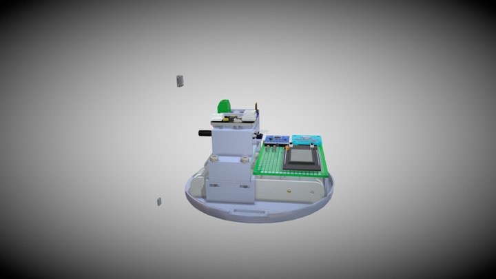 Sensor Mount With Sensors Final 3D Model