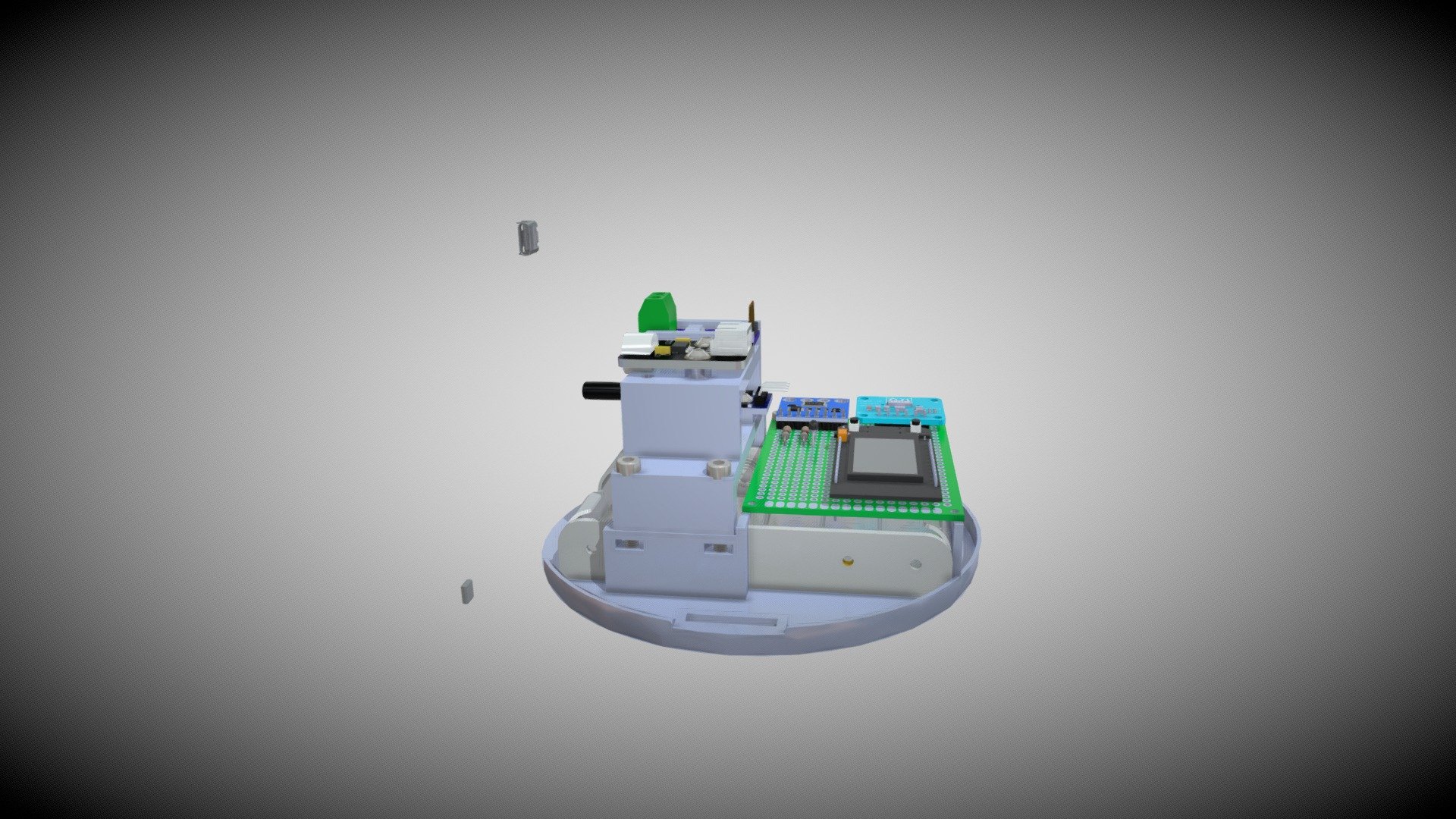 Sensor Mount With Sensors Final 3D model by gharshit0323 [5ed6e29