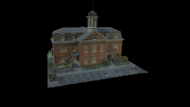 Philomath College building 3D Model