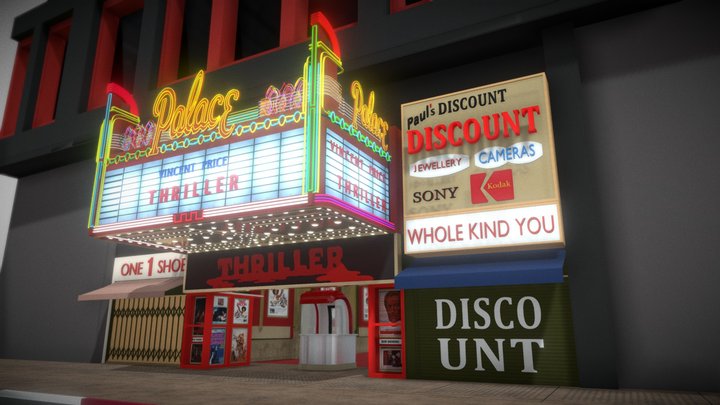THRILLER'S_CINEMA_PALACE 3D Model