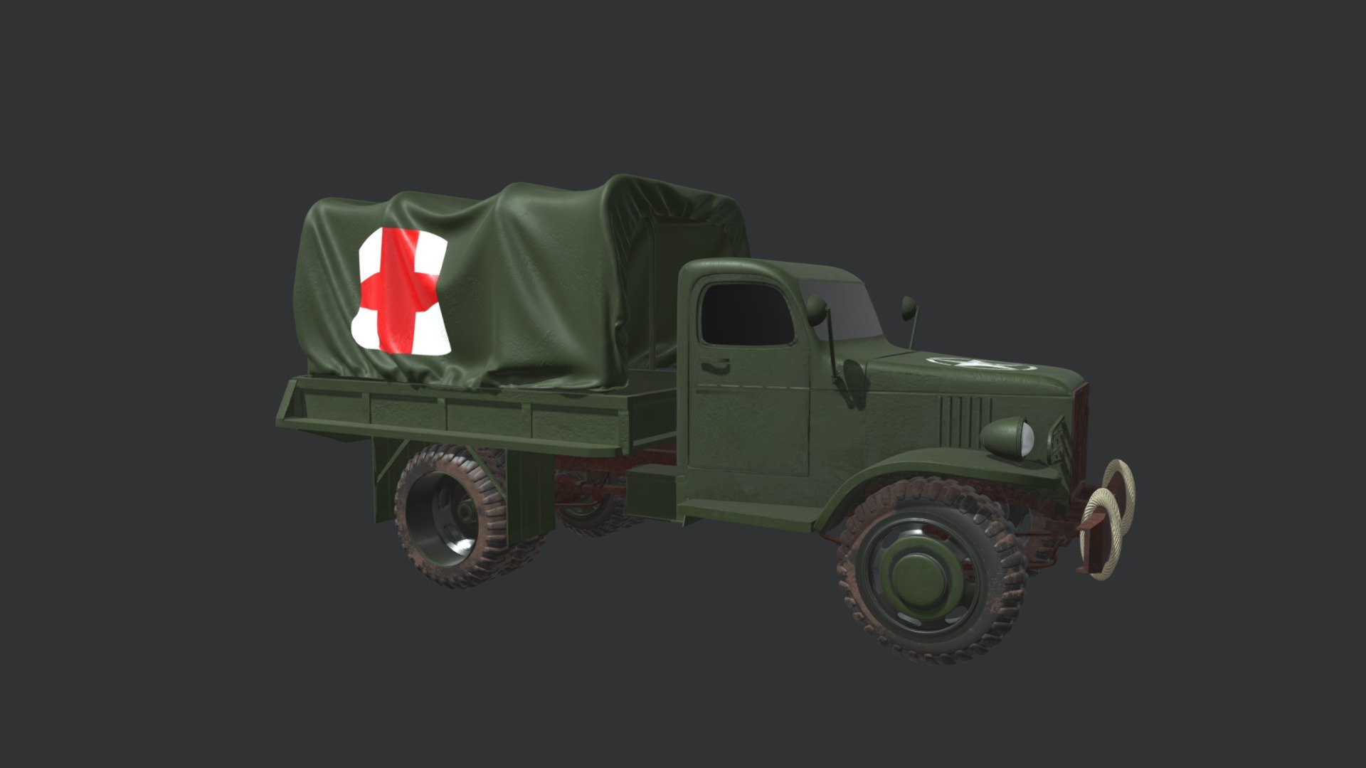 Army Truck 3D model by rebel (512) [5ed7c54] Sketchfab