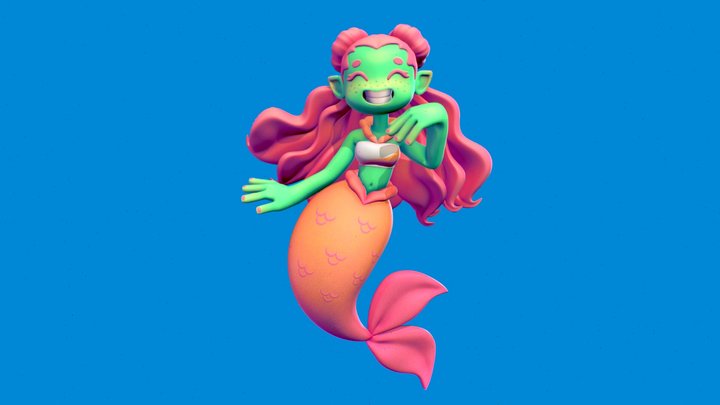 Mermaid 3D Model
