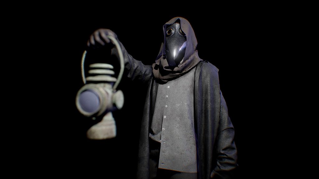 Steampunk plague doctor