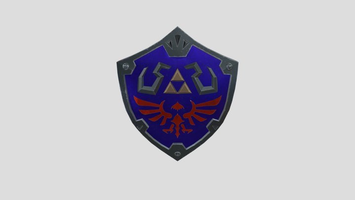 LeslieG_HylianShield 3D Model