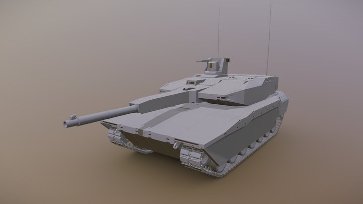 Werecat Tank (Unofficial MGCS) 3D Model