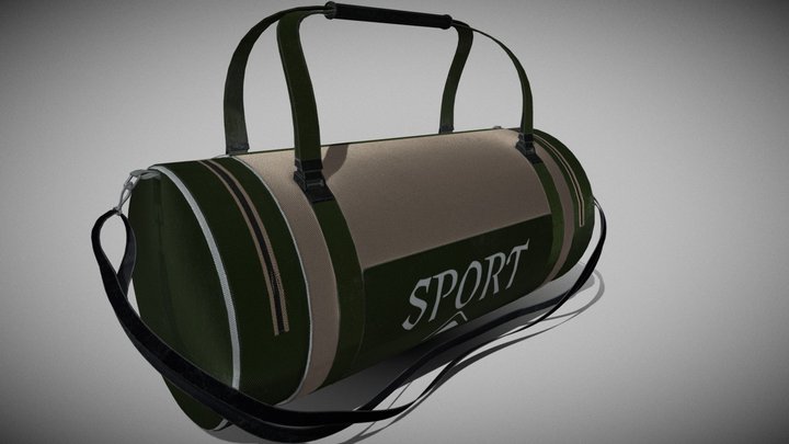 Sports bag 3D Model